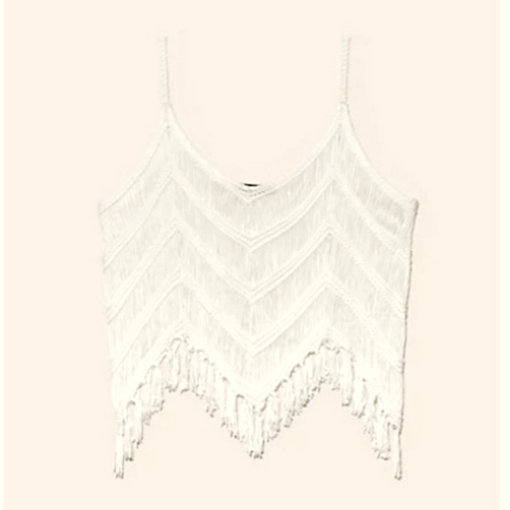 Fashion To Figure 44.95 FRINGE HEM TANK